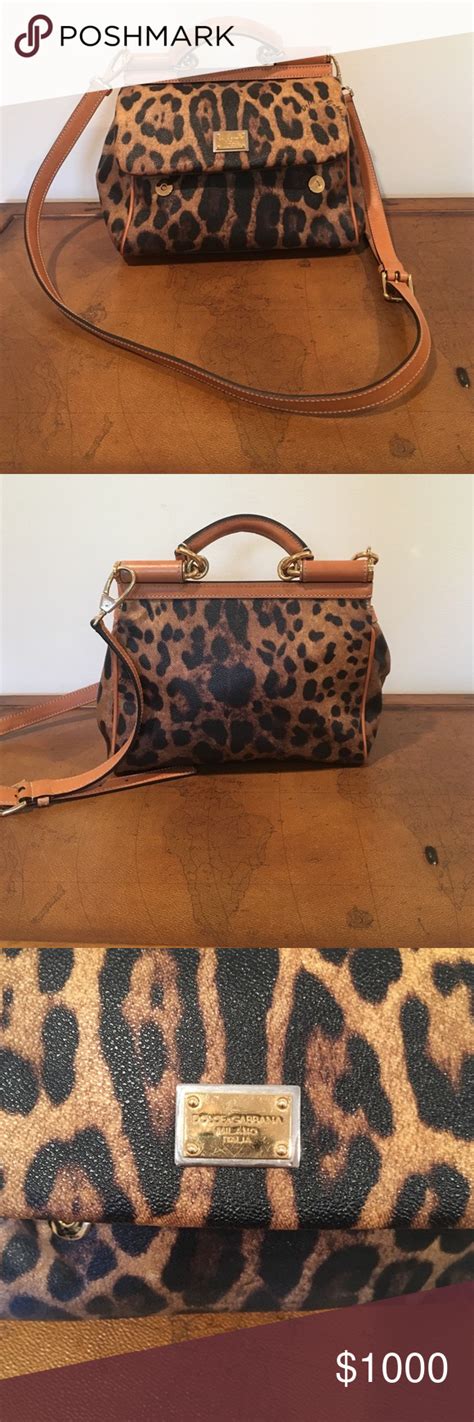 dolce gabbana leopard bag|dolce and gabbana sling bag.